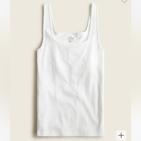 J. Crew Tops - J. Crew Perfect-fit shelf-bra tank top